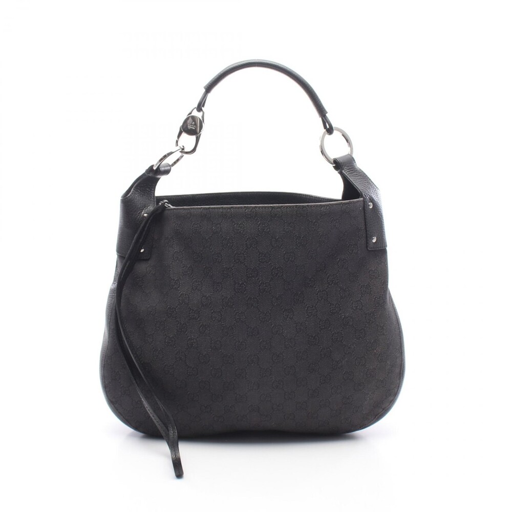 Gucci Gg Pattern Shoulder Bag Denim #272128G47B
